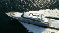 Pershing 108 Superyacht running